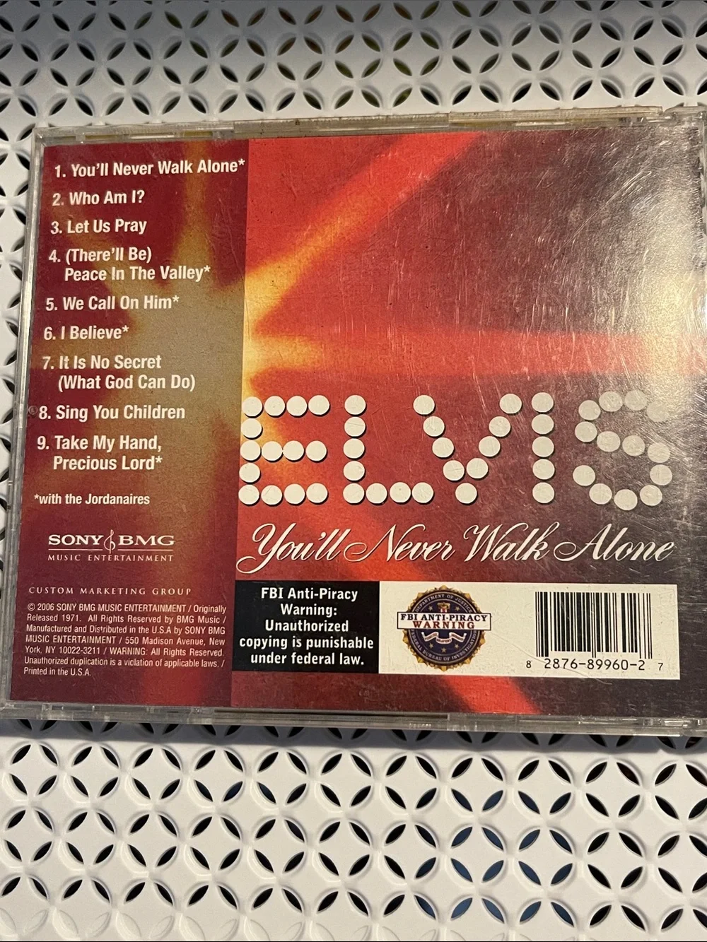 Sony Elvis 2006 CD -You’ll Never Walk Alone